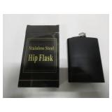 Black Stainless Steel Flask