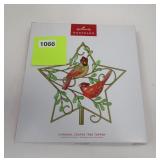 NEW - HALLMARK Cardinal Couple Tree Topper