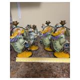 4 Angel candleholders