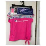 New Champion girls 2 pack T-shirts size 4