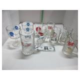 Assorted Beer Glasses & Mugs