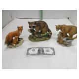 Home Interior Porcelain animal figurines - as is