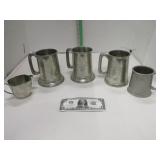 Metal pewter stines