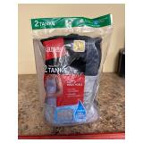 New Hanes menï¿½s 2 pack tagless tanks L