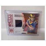 2018 PANINI #A-13 JARED GOFF GAME USED JERSEY CARD