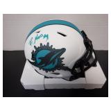 RAHEEM MOSTERT SIGNED AUTO MINI DOLPHINS HELMET