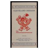 1944 CLEVELAND INDIANS SPRING MEDIA GUIDE