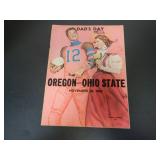 OREGON VS OHIO STATE 11/18/1961 FOOTBALL PROGRAM