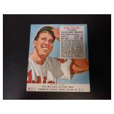 1952 RED MAN BOB FELLER #8 WITH TAB CREASES