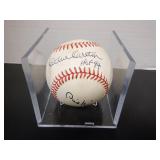 STEVE CARLTON & PHIL NEIKRO SIGNED AUTO BASEBALL