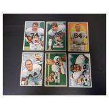 LOT OF 6 1951 BOWMAN BROWNS FOOTBALL CARDS