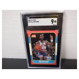 1986-87 FLEER #124 GUS WILLIAMS SGC 9