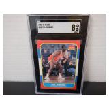 1986-87 FLEER #48 PHIL HUBBARD SGC 8