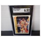 1986-87 FLEER STICKER #7 MAGIC JOHNSON SGC 6.5