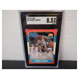 1986-87 FLEER #54 MARQUES JOHNSON SGC 8.5