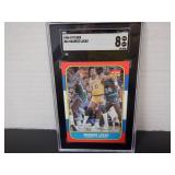 1986-87 FLEER #66 MAURICE LUCAS SGC 8