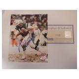 JOE NAMATH SIGNED AUTO 8X10 PHOTO. STEINER COA