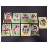 LOT OF 9 1958 TOPPS BROWNS FOOTBALL CARDS