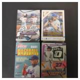 LOT OF 4 2021 TOPPS BOWMAN DONRUSS BLASTER BOXES