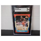 1986-87 FLEER #63 LAFAYETTE LEVER SGC 7