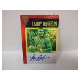 2019/20 FLUX LARRY JOHNSON #FA-LJO SIGNED AUTO