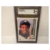 1989 UPPER DECK #1 KEN GRIFFEY JR RC SGC 5