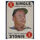 Nice 1968 Topps Game Card #2 Mickey Mantle Yankees