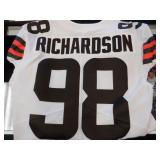 SHELDON RICHARDSON GAME USED 2020 JERSEY. FANATICS