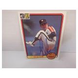 1983 DONRUSS NOLAN RYAN SIGNED AUTO CARD