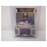 2023 PANINI #NGJM-33 JORDAN ADDISON GAME USED