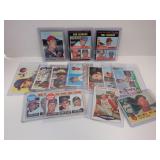 LOT OF 14 DIFFERENT TOPPS BASEBALL 1955-1980