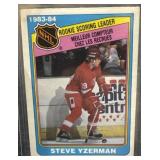 84/85 OPC Steve Yzerman Rookie Leader #385