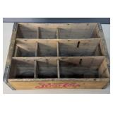 Vintage Pepsi Cola Wooden Crate