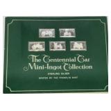 1975 Franklin Mint Sealed 5 Silver Mini Bars