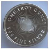 Sunshine Minting 1 Troy Oz Fine Silver Coin