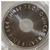 Sunshine Minting Half Troy Ounce Fine Silver Coin