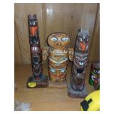 Totem Pole Replicas  (Livingroom)