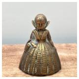 Antique Solid Brass Doll Bell