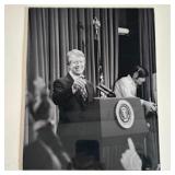 Jimmy Carter Press Conference Photo on Plastic