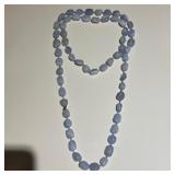 Blue Stone Necklace Costume Jewelry