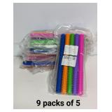 $90 Lot of 45 Teething Sticks w/ Cleaning Brushes