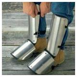 Ellwood Aluminum Shin-Instep Guards (New no box)