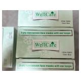 12 Boxes Wellcare non-woven 3PLY masks 50CT Blue