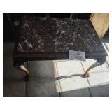 Marble topped endtable