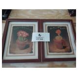 Lot of 2 Wall Art