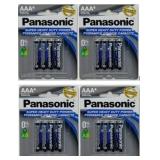 Lot of 4 Packs AAA Batteries Expire 2027 or Later