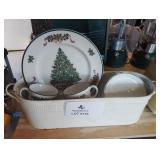 Lot of Christmas Dishes