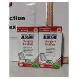 20 Alocane EMERGENCY BURN PADS