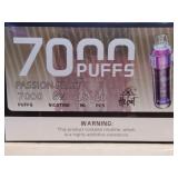 Box of 10 Passion Fruit HEBATROCKET 7000 Puff Vape