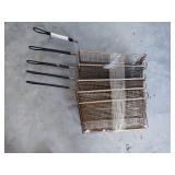 Lot of 5 Fry Baskets (Coated Handle)